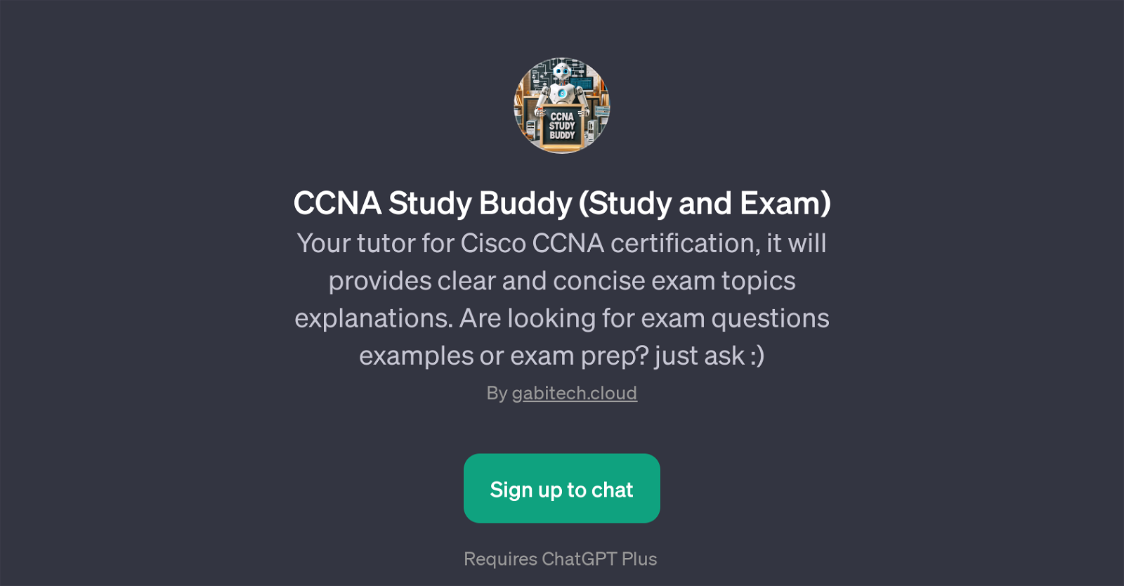 CCNA Study Buddy (Study and Exam) website