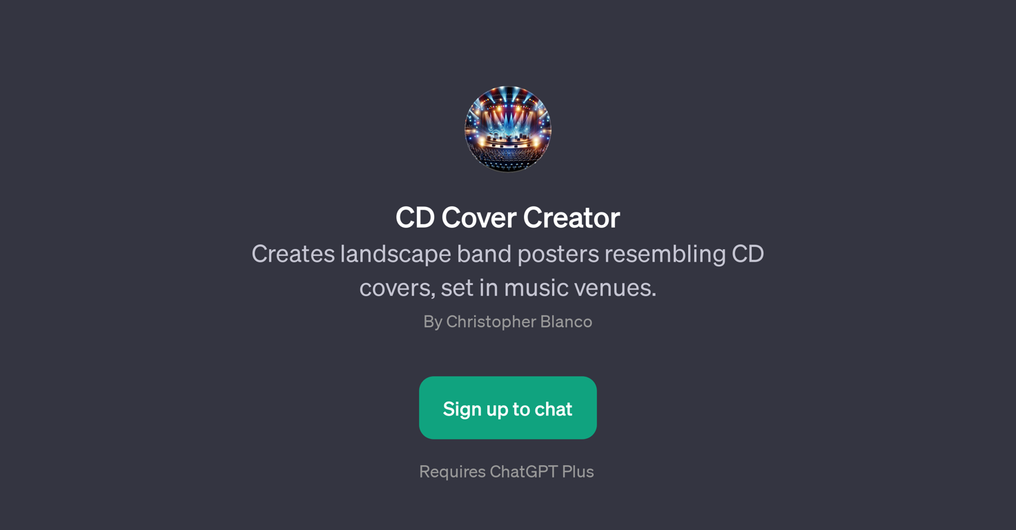 CD Cover Creator website