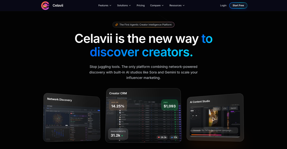 Celavii website