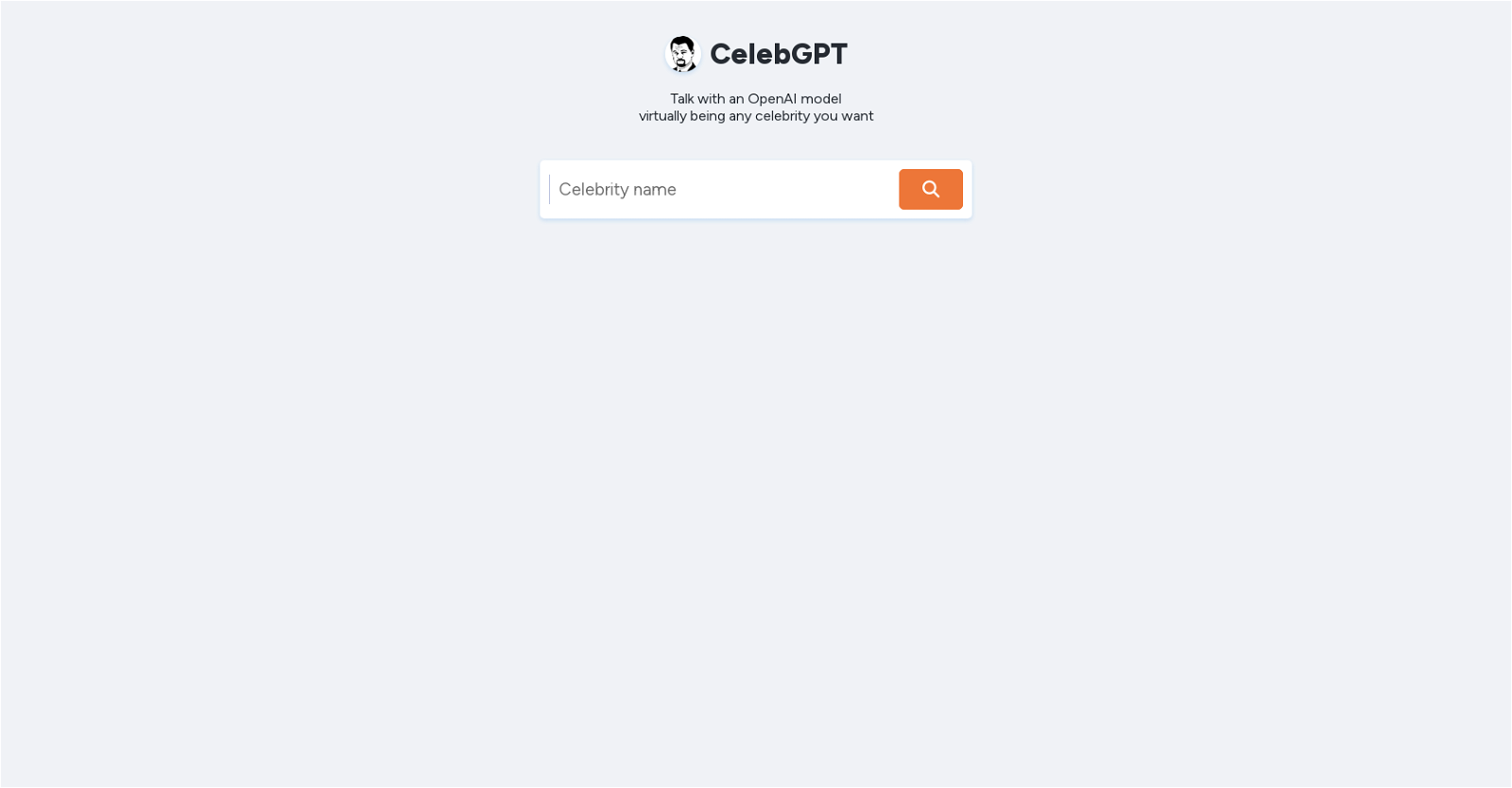 CelebGPT website