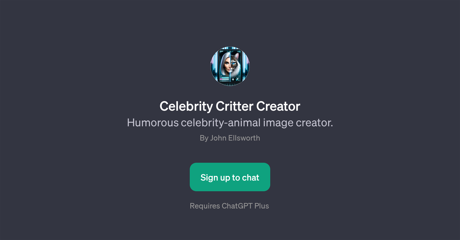 Celebrity Critter Creator website