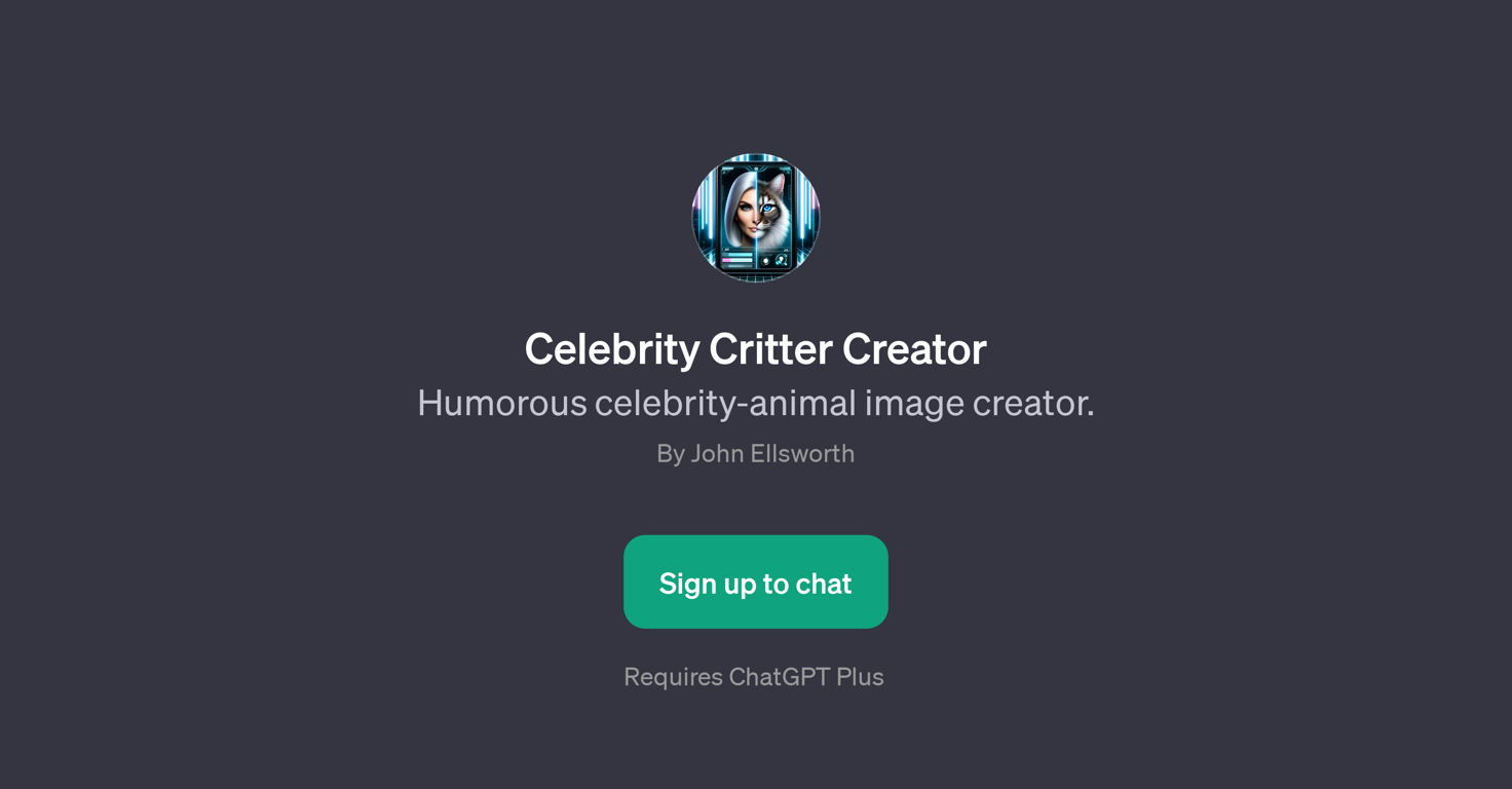 Celebrity Critter Creator website