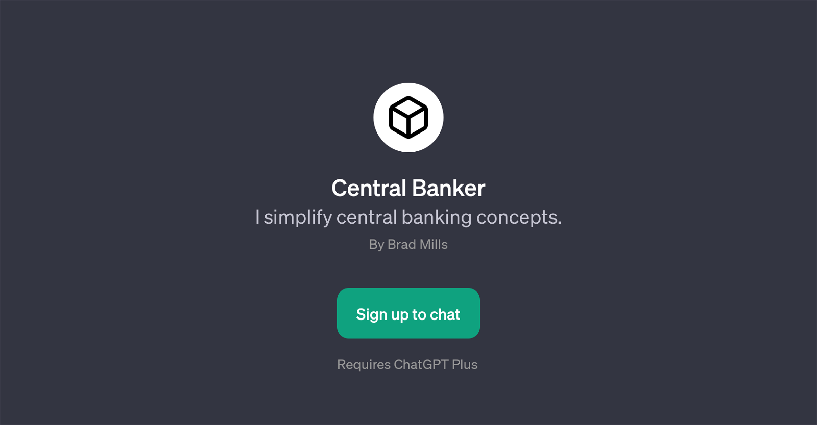 Central Banker website