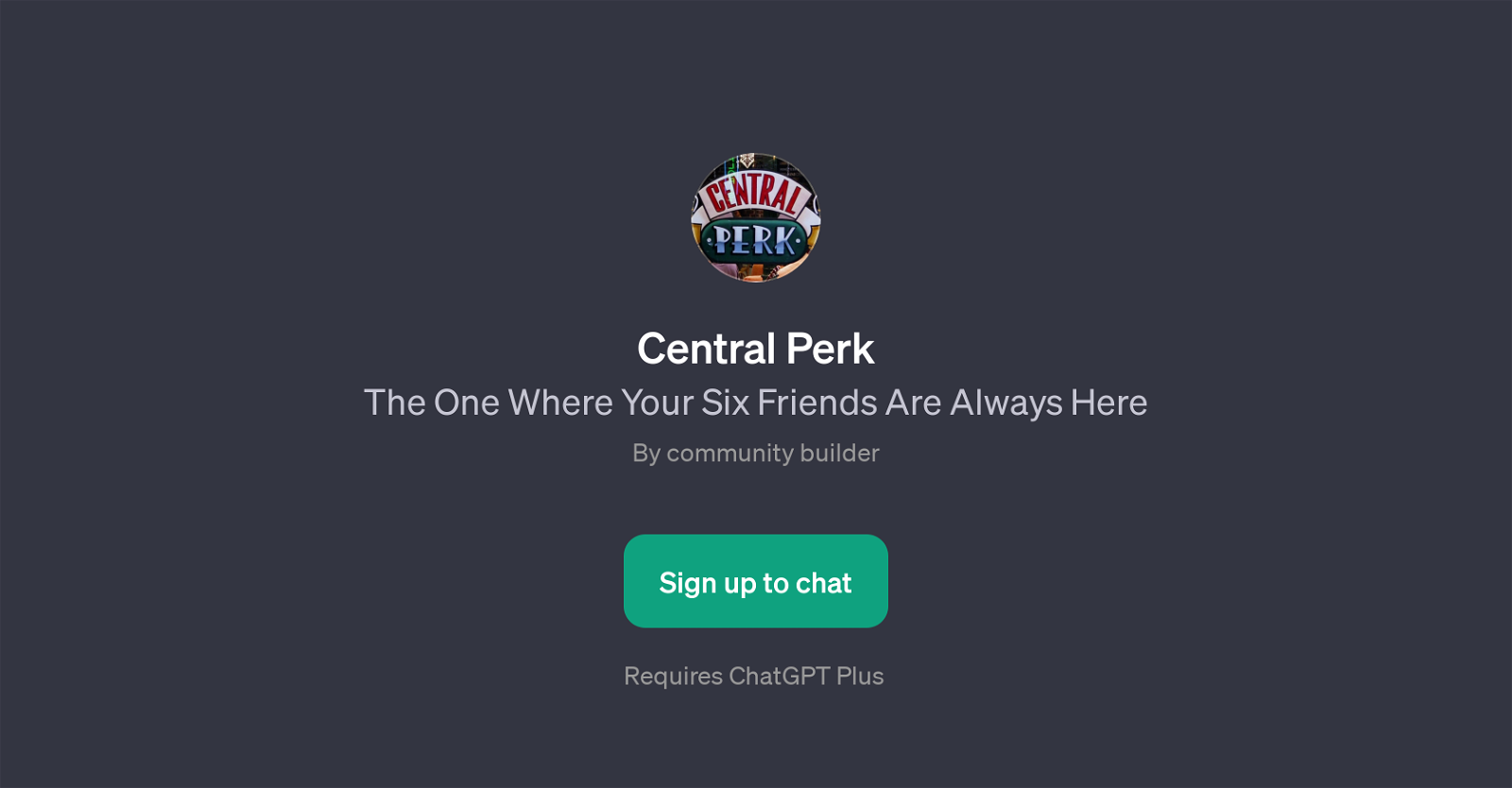 Central Perk website