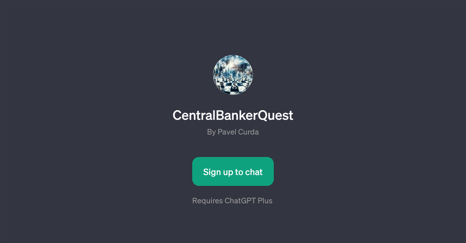 CentralBankerQuest website