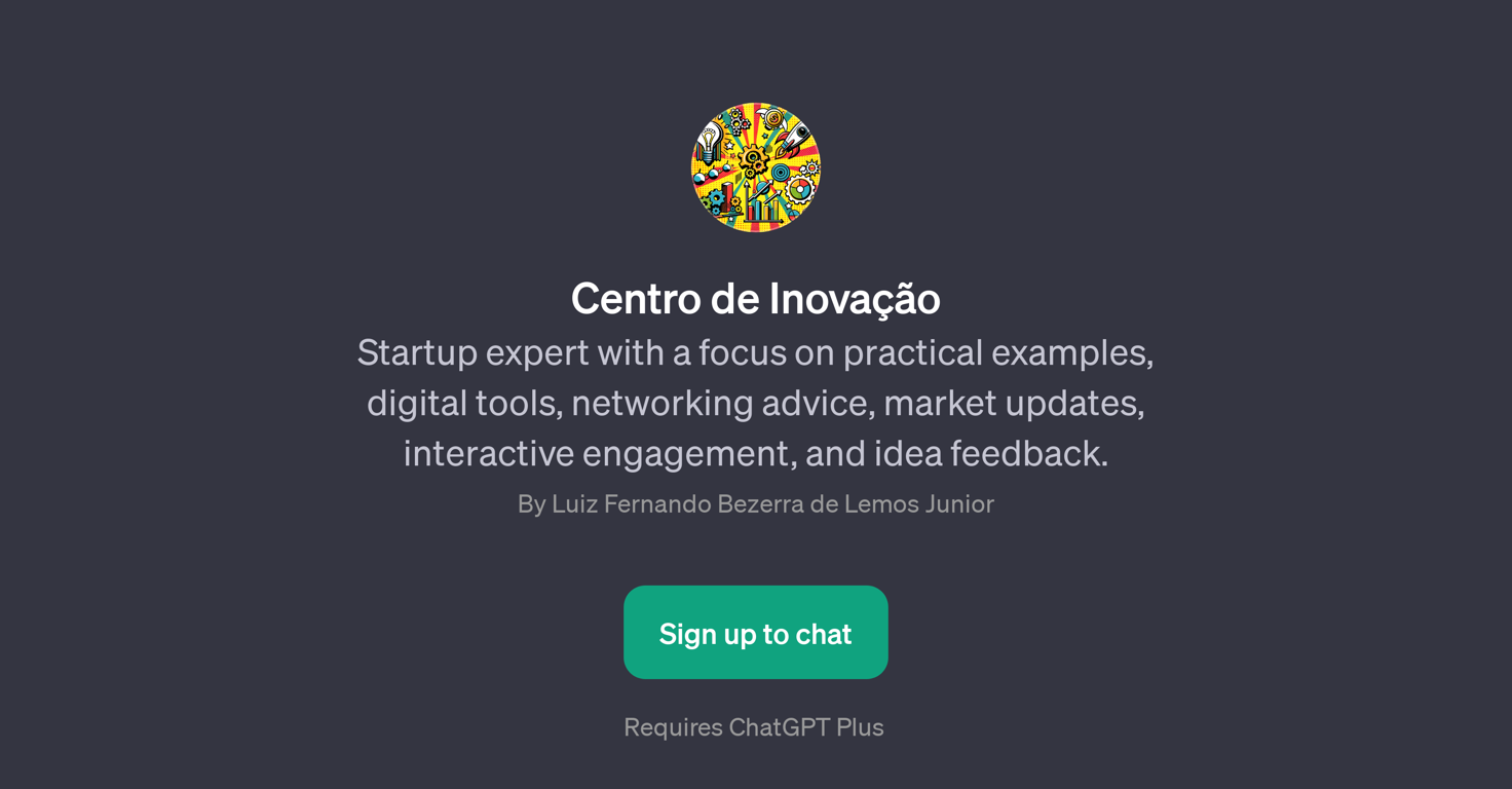 Centro de Inovao website
