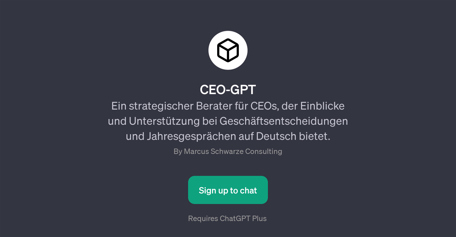 CEO-GPT website