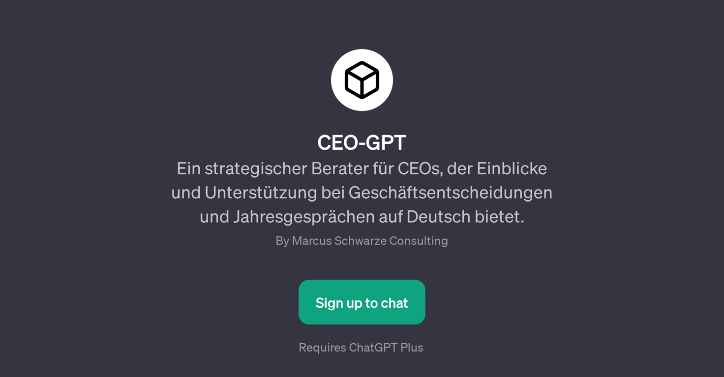 CEO-GPT website