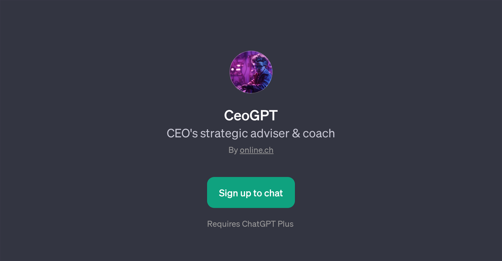 CeoGPT website