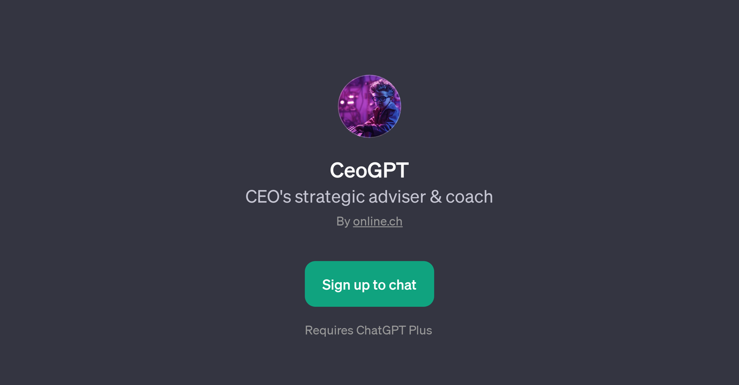 CeoGPT website
