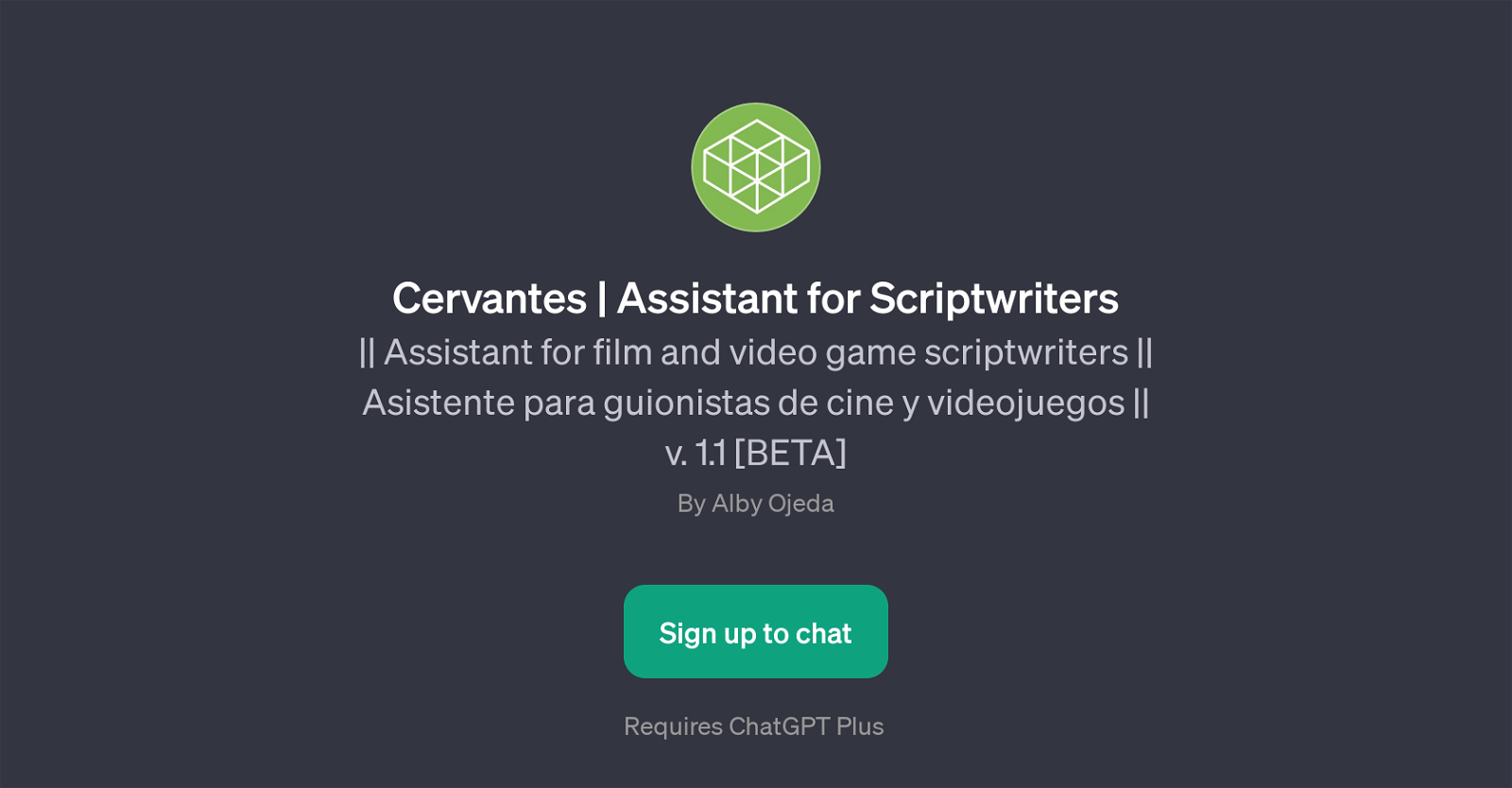 Cervantes website