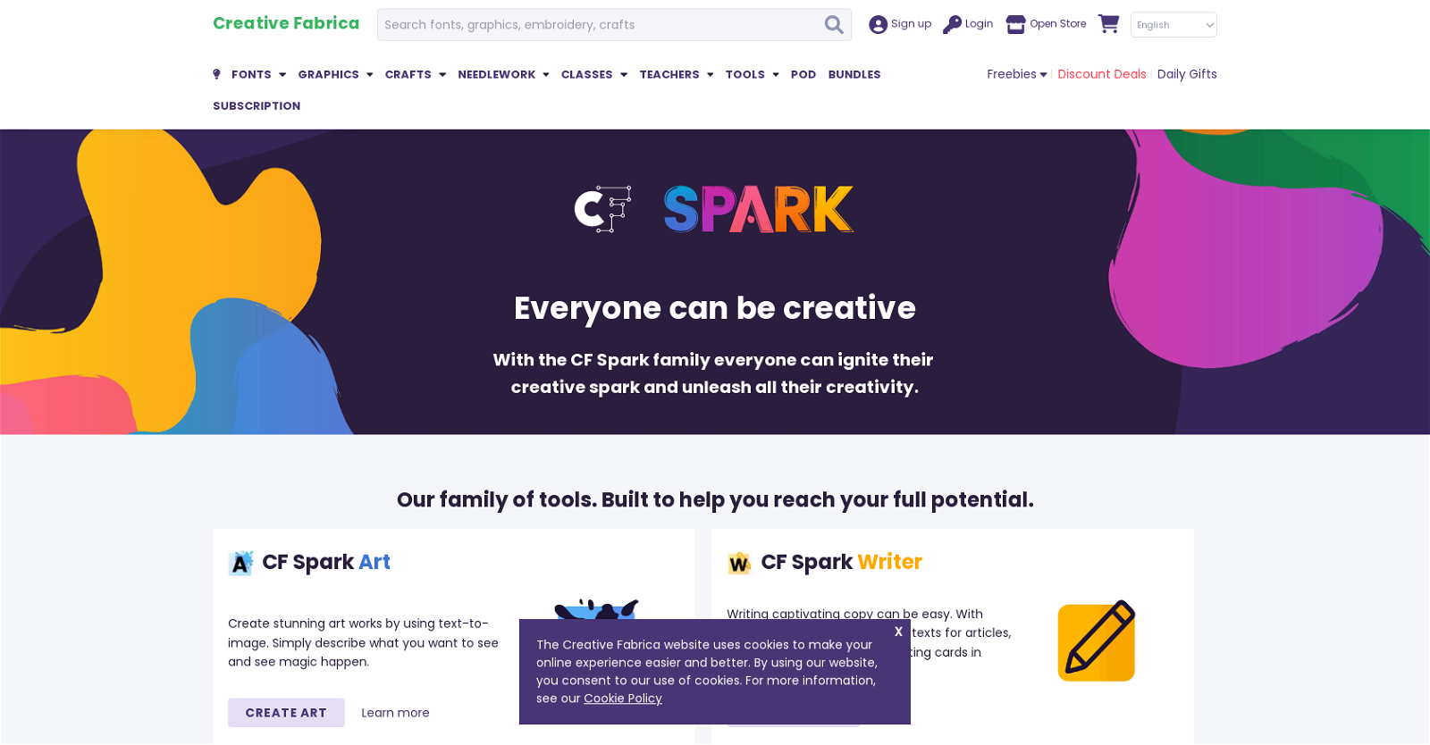 CF Spark website