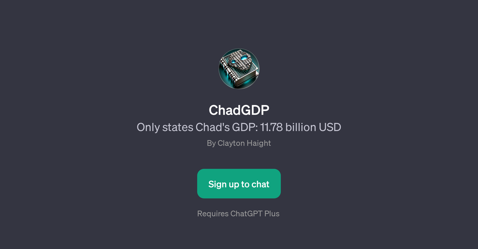 ChadGDP website