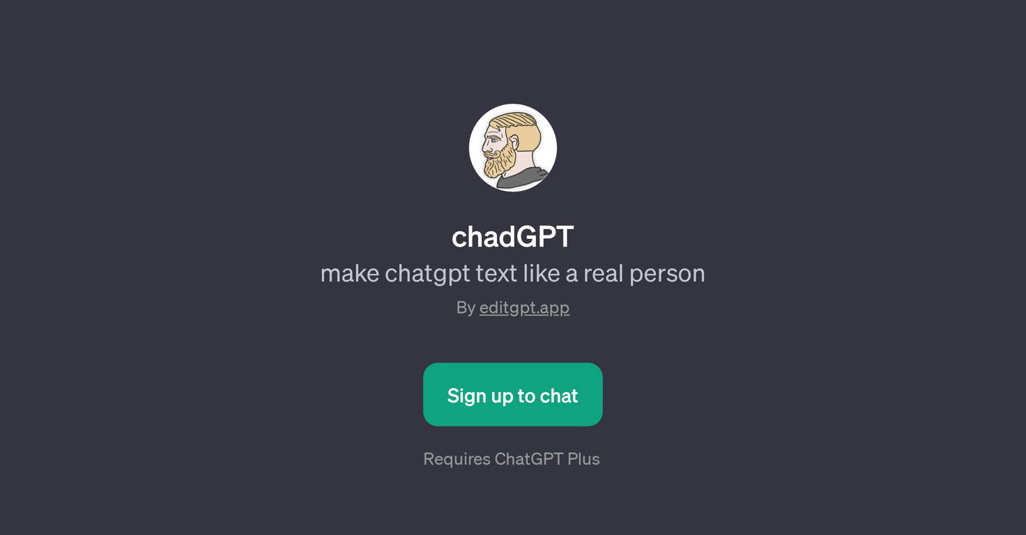 chadGPT website
