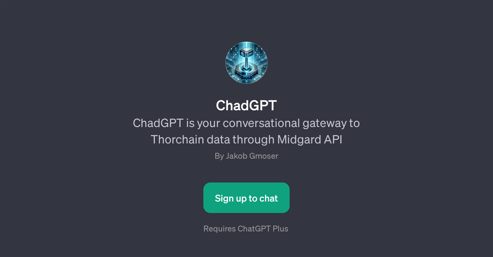 ChadGPT website