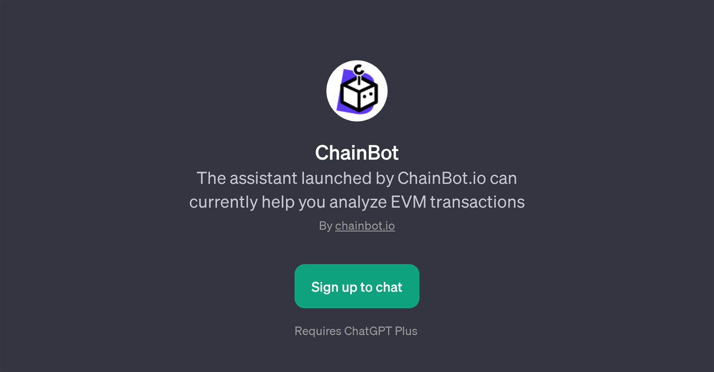 ChainBot website
