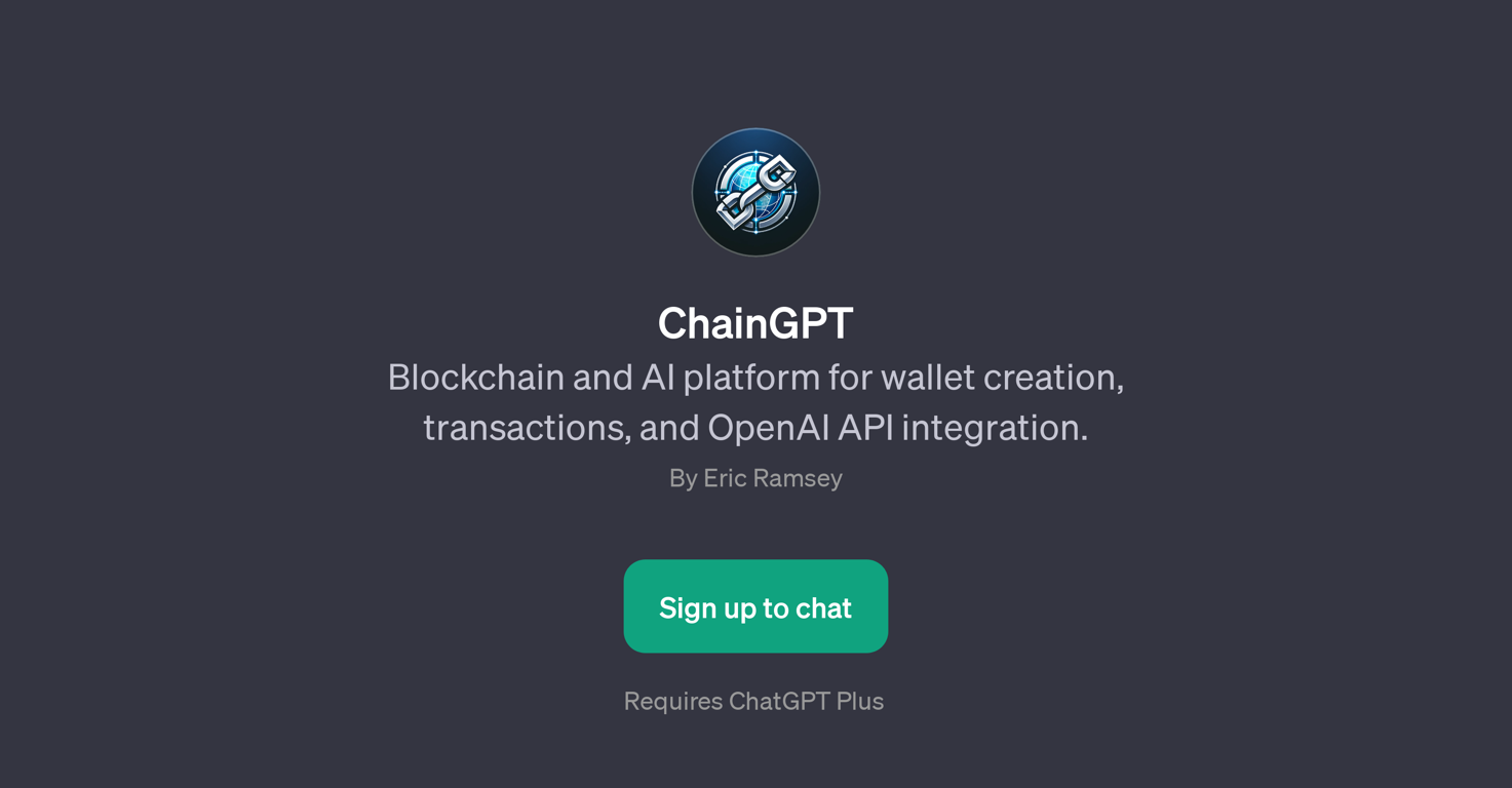 ChainGPT website