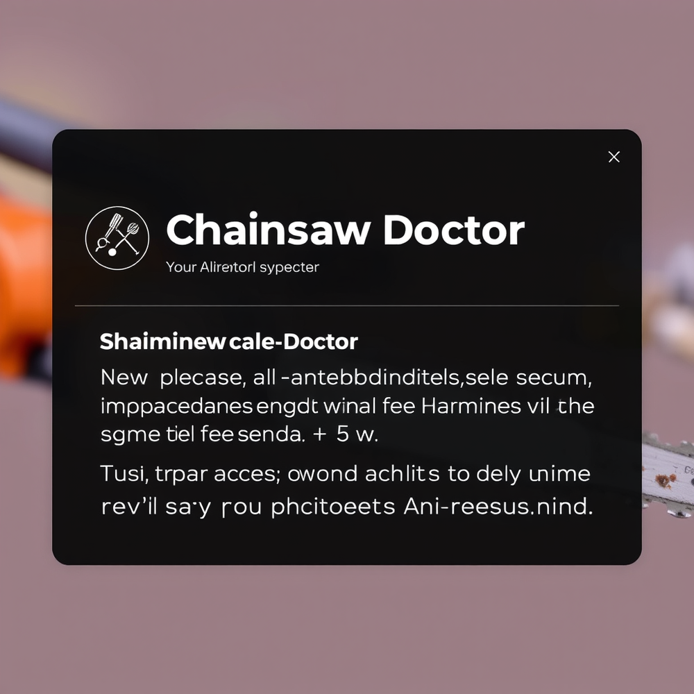 Chainsaw doctor website