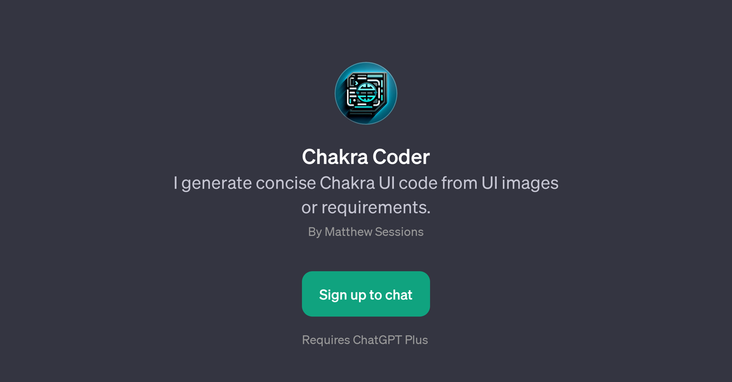Chakra Coder website