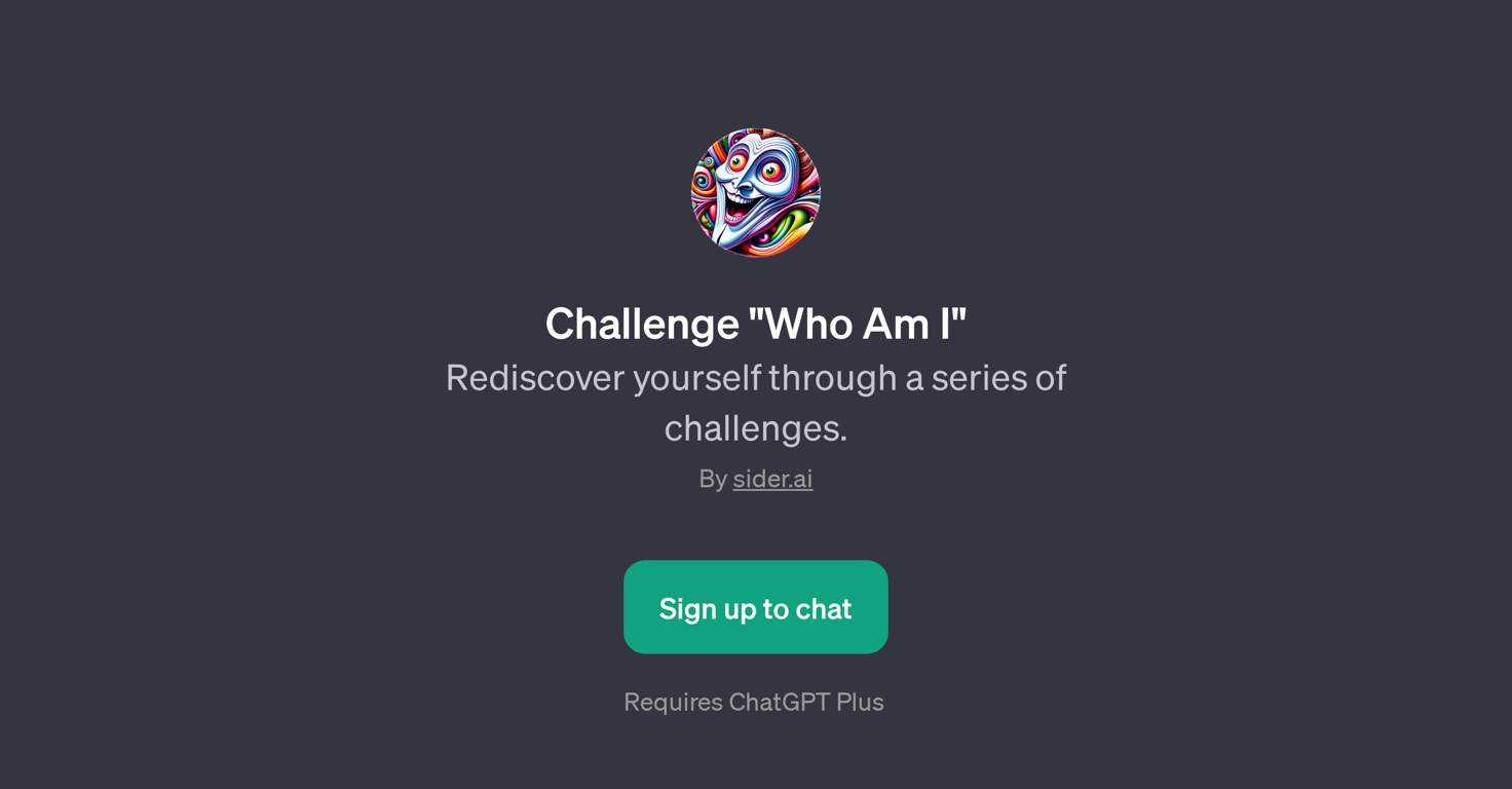 Challenge 'Who Am I' website