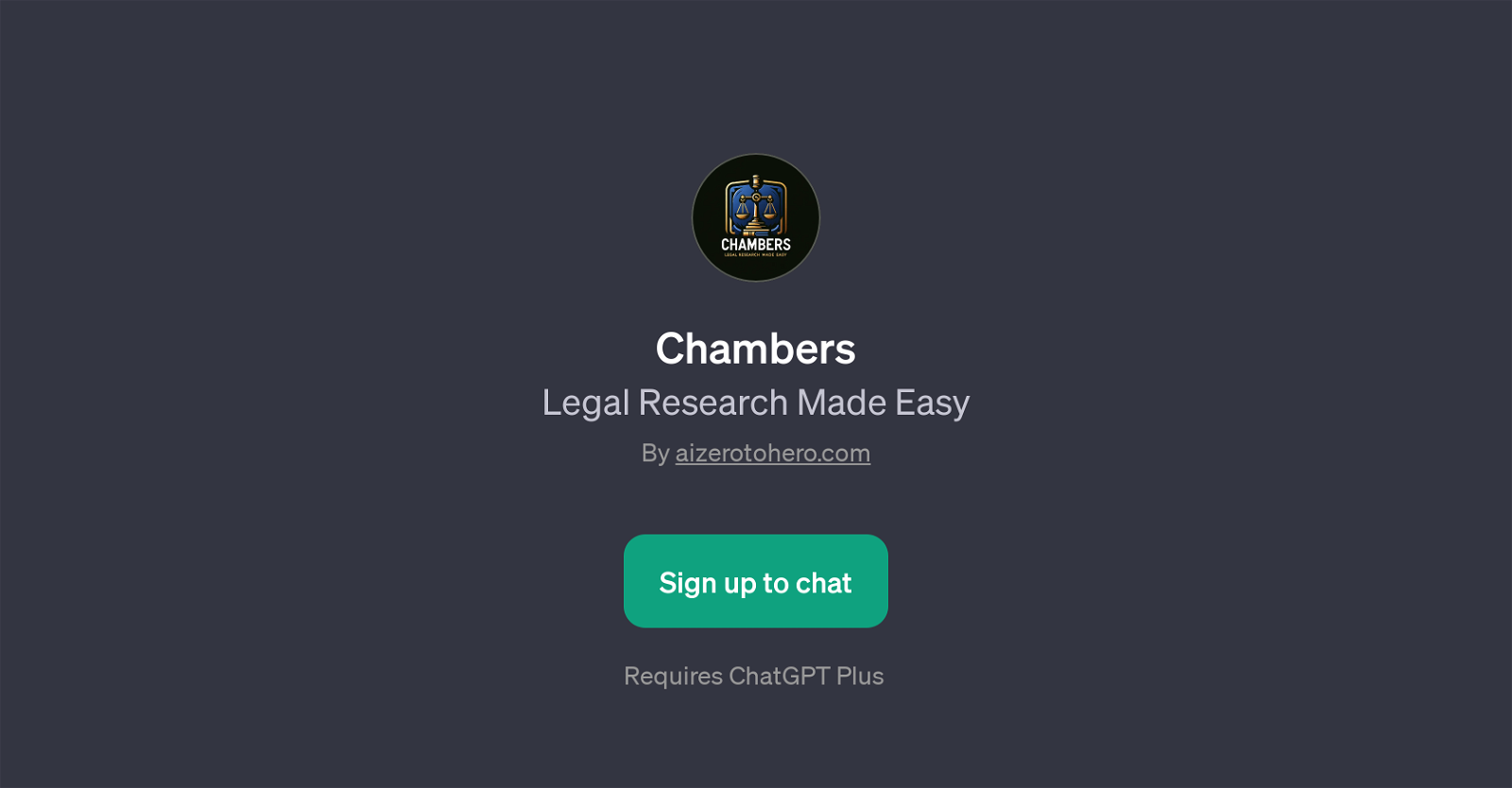 Chambers website