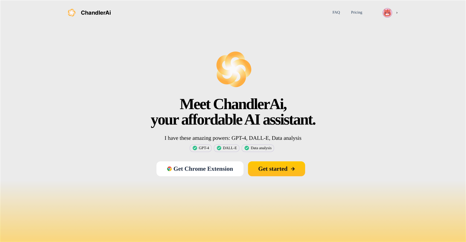 ChandlerAI website