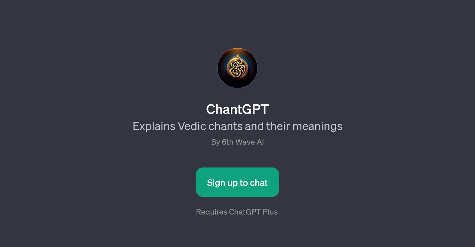 ChantGPT website