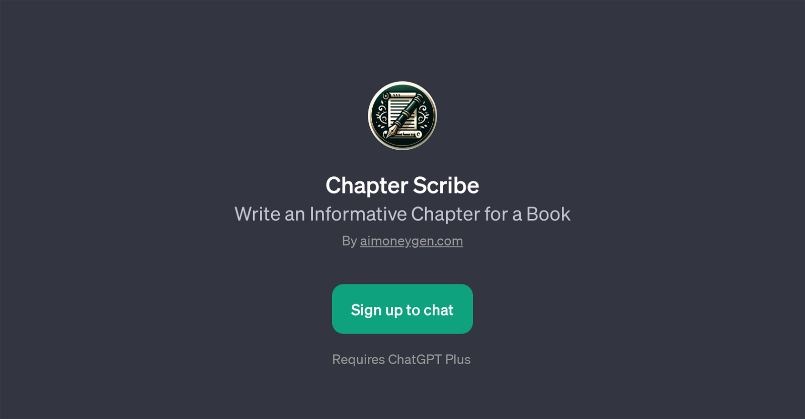 Chapter Scribe website