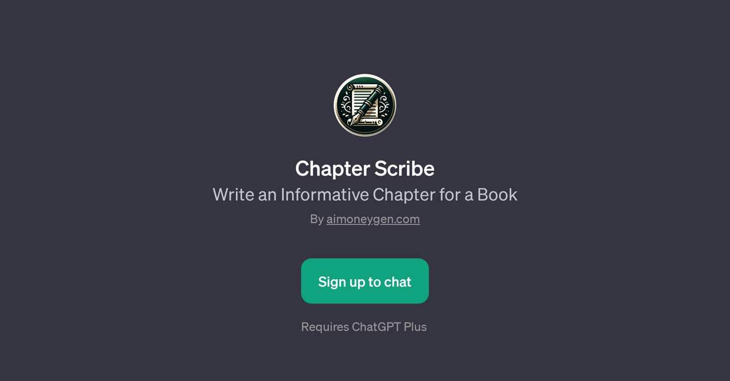 Chapter Scribe website