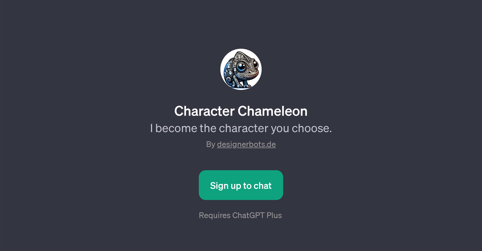Character Chameleon website