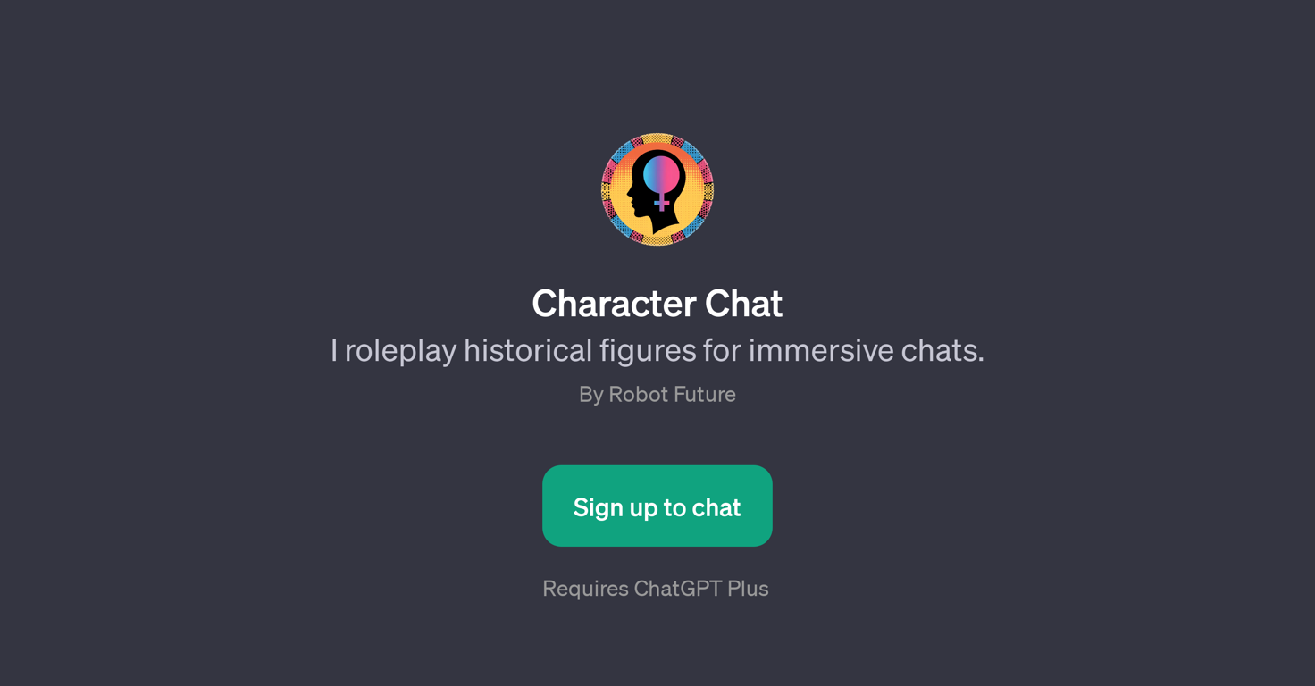 Character Chat website