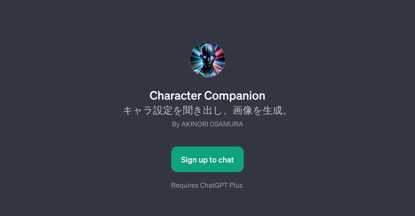 Character Companion website