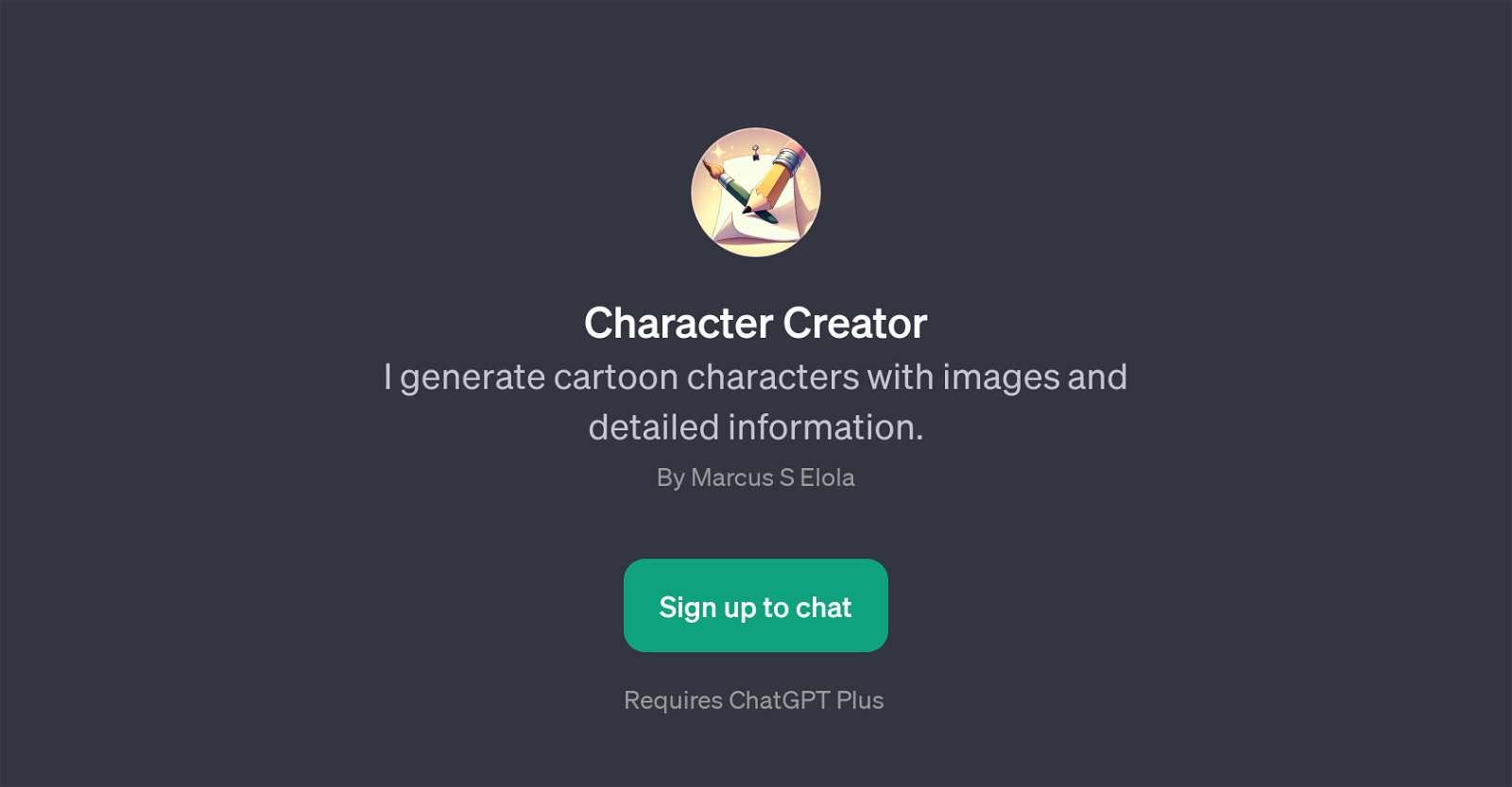 Character Creator website