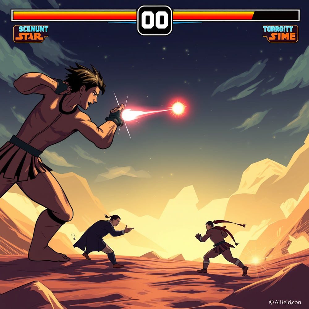 Character Fight Story website