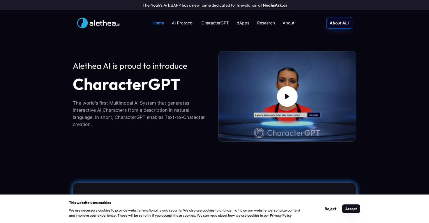 Character GPT website