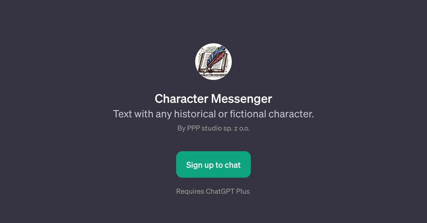 Character Messenger website