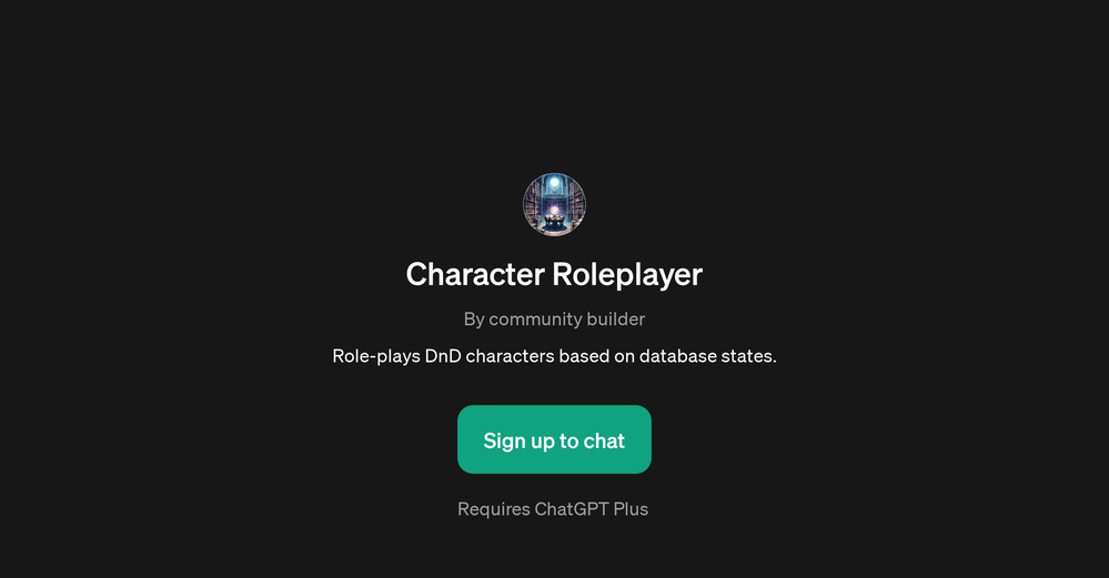 Character Roleplayer website