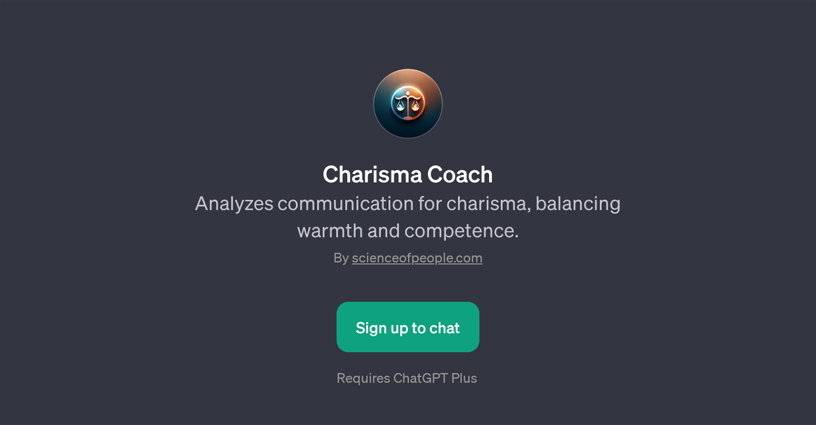 Charisma Coach website