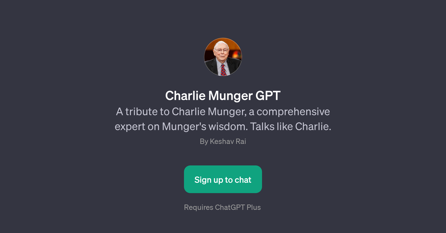 Charlie Munger GPT website