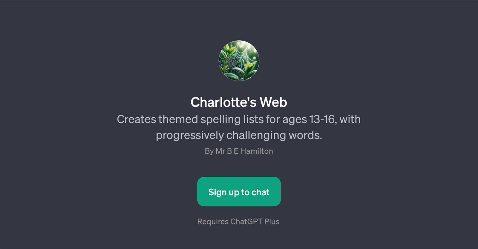 Charlotte's Web website
