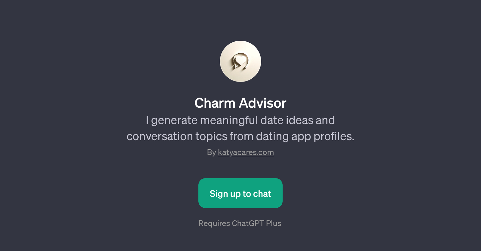 Charm Advisor website