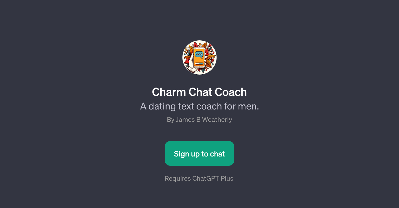 Charm Chat Coach website