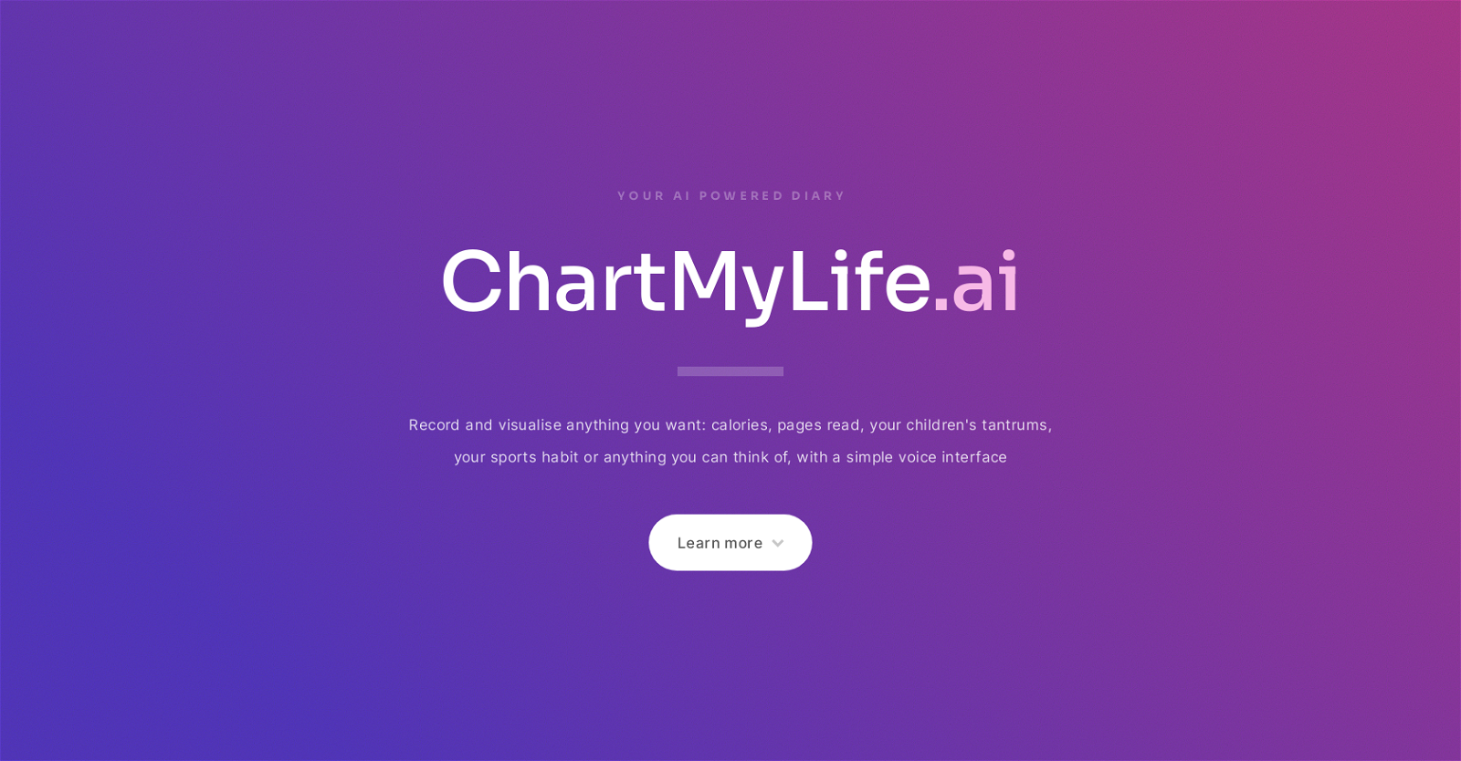 Chart My Life website