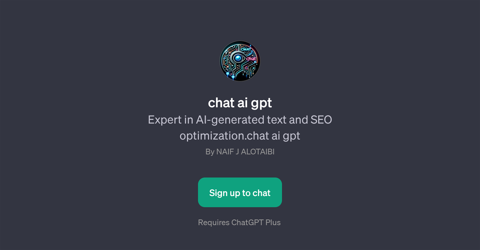 Chat AI GPT website