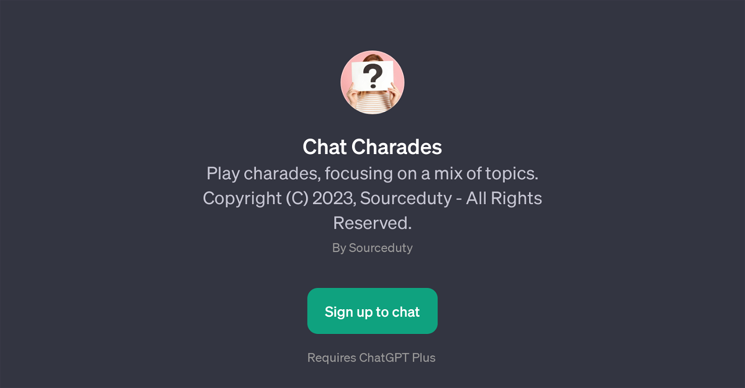 Chat Charades website