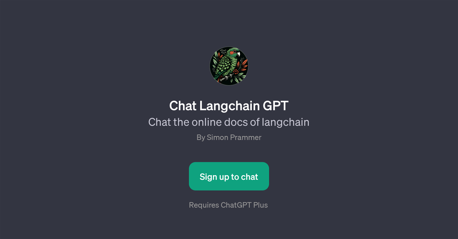Chat Langchain GPT website