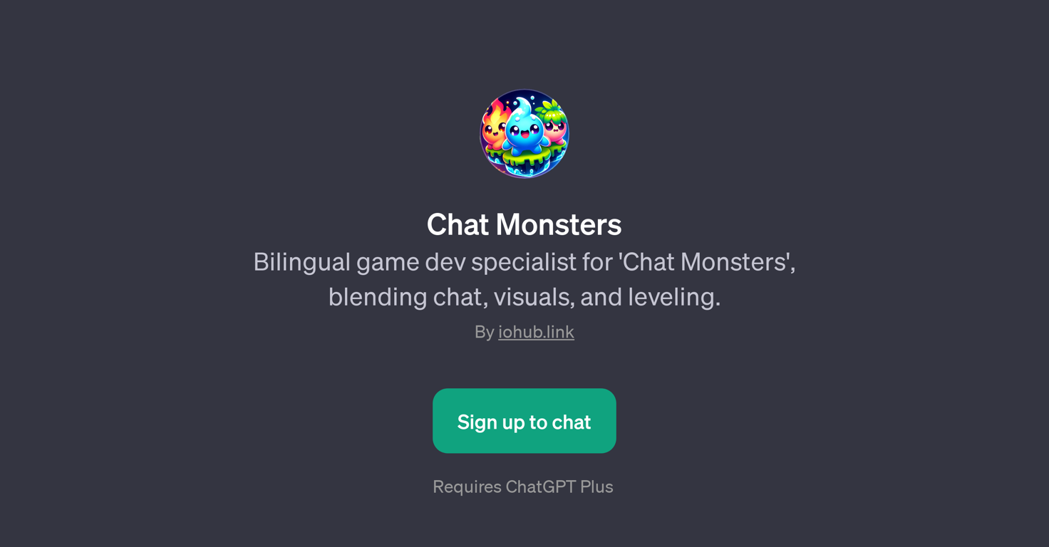 Chat Monsters website