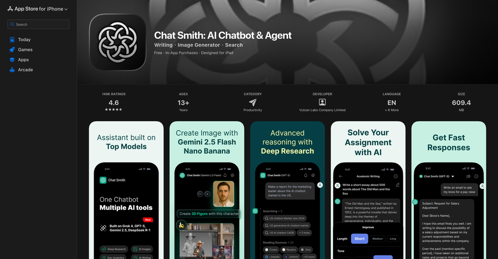 Chat Smith website