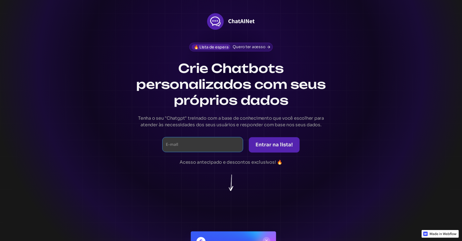 ChatAINet website