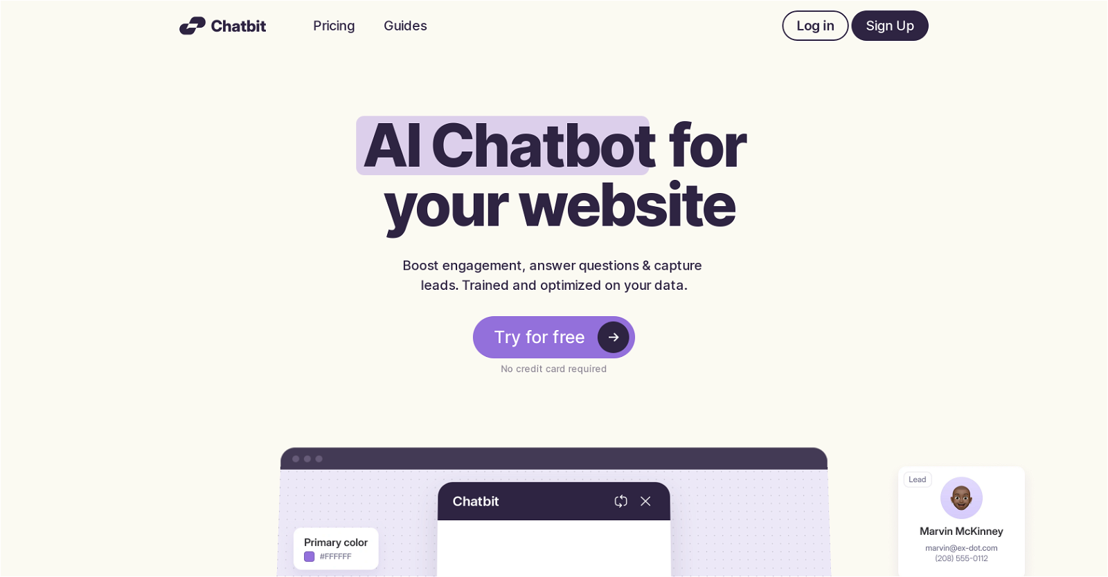 Chatbit website
